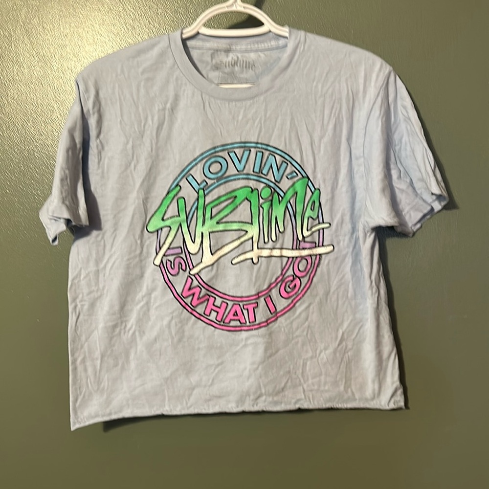 Sublime cropped t shirt